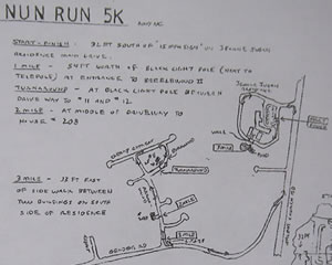 Nun Run course photo