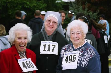 Nun Run race photo