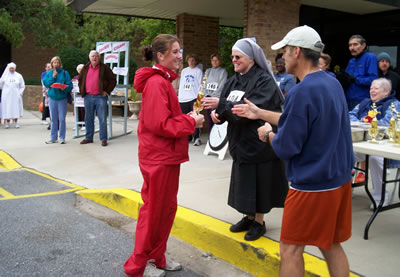 Nun Run race photo